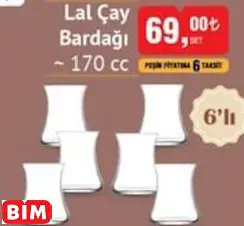 LAV LAL ÇAY BARDAĞI ~ 170 CC
